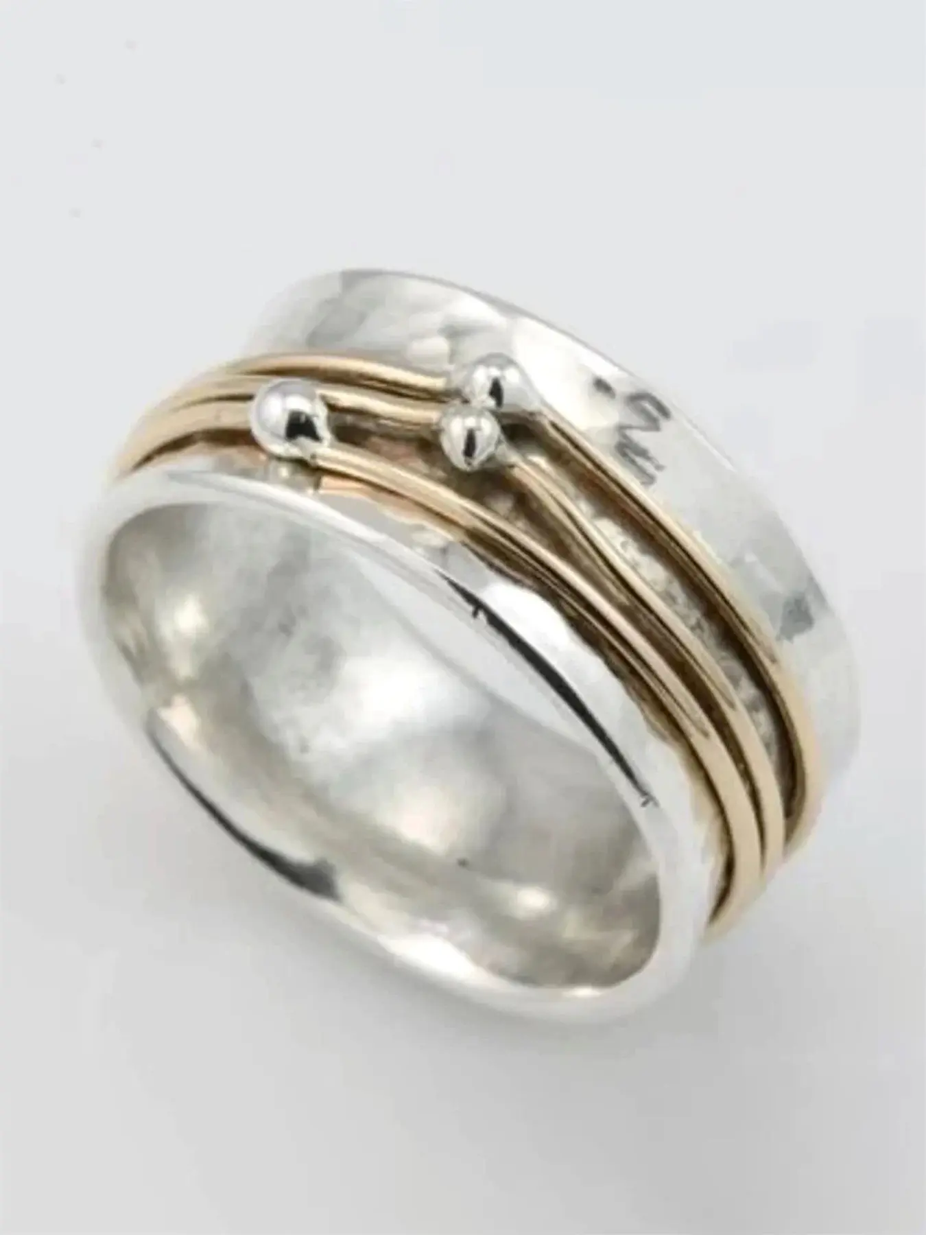1 PC Gorgeous Ring For Women For Wedding Engagement Anniversary Party Jewelry Valentine's Day Gift Double Layered Ring Bridal Engagement Ring