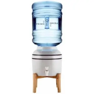 212 MAIN Glazed Ceramic Countertop Water Dispenser (Model 900114) - Portable Design, Built-In Water Dispenser Faucet for Tabletop Convenience