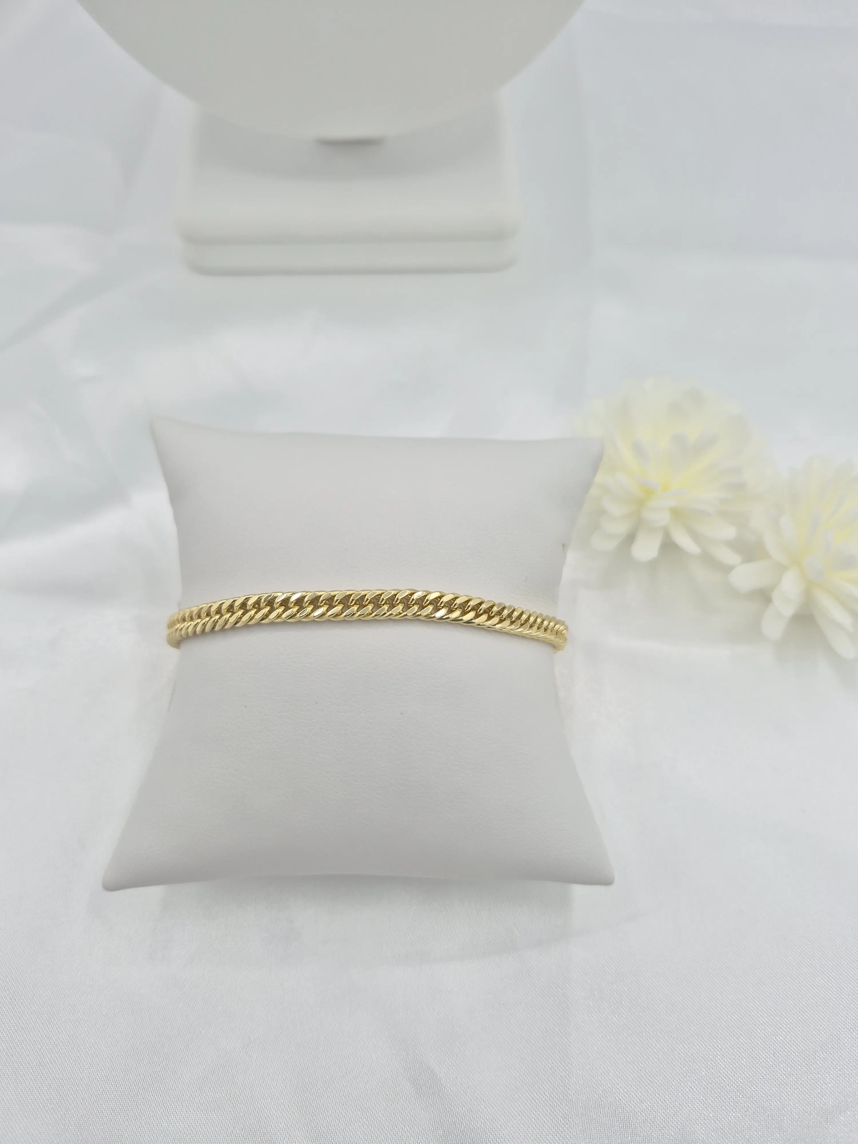 14k gold plated cuban link bracelet (34)