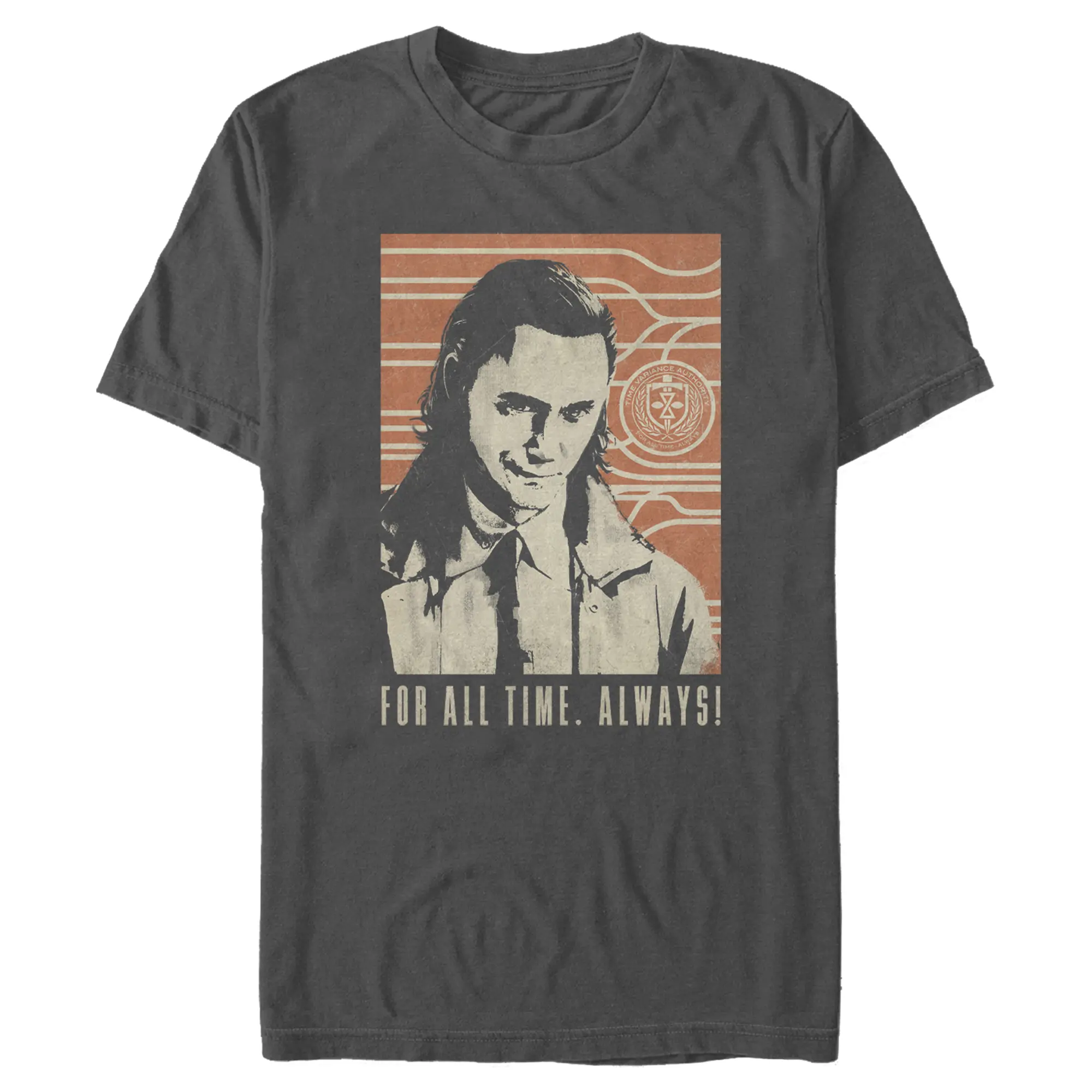 Men's Marvel Loki For All Time Always Drawing T-Shirt