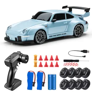 【Gifts RC Cars】Kids-Toy 1:24 Scale 4WD Remote Control Car For 3-15,RC Drift Car with LED,Indoor & outdoor use,Approximately 50 minutes of battery life#gifts for Kids#Toys Gift Preferred#Social gifts Led Lights Epic Design
