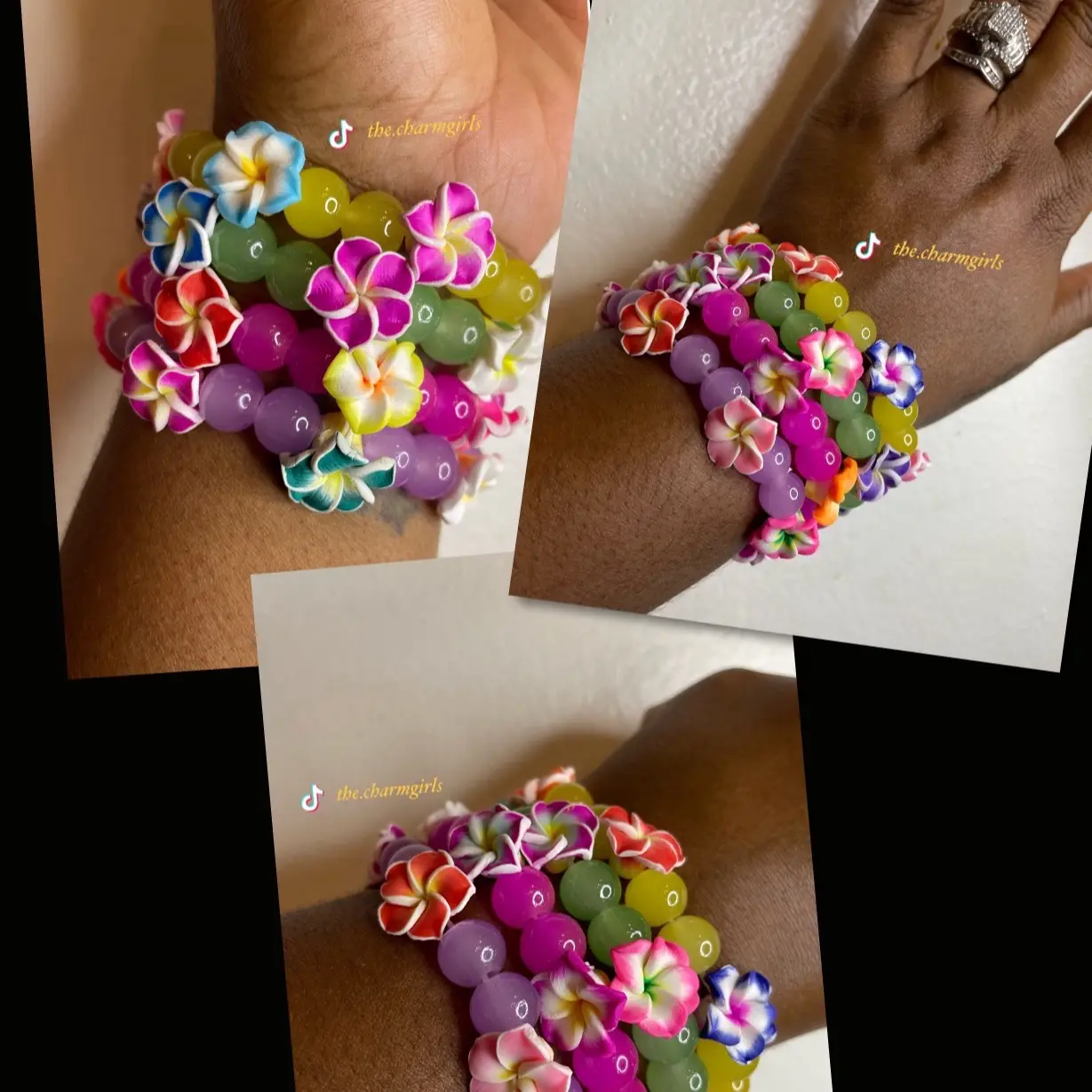 The Flower Girl Bracelet Pretty Stylish Jewelry (2pc Set)