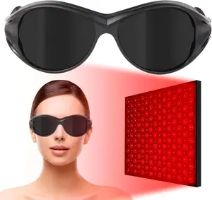 Red Light Therapy Glasses, Laser Safety Glasses IPL 200-2000nm, Eyes Protection for Tanning Goggles and Red Light Therapy