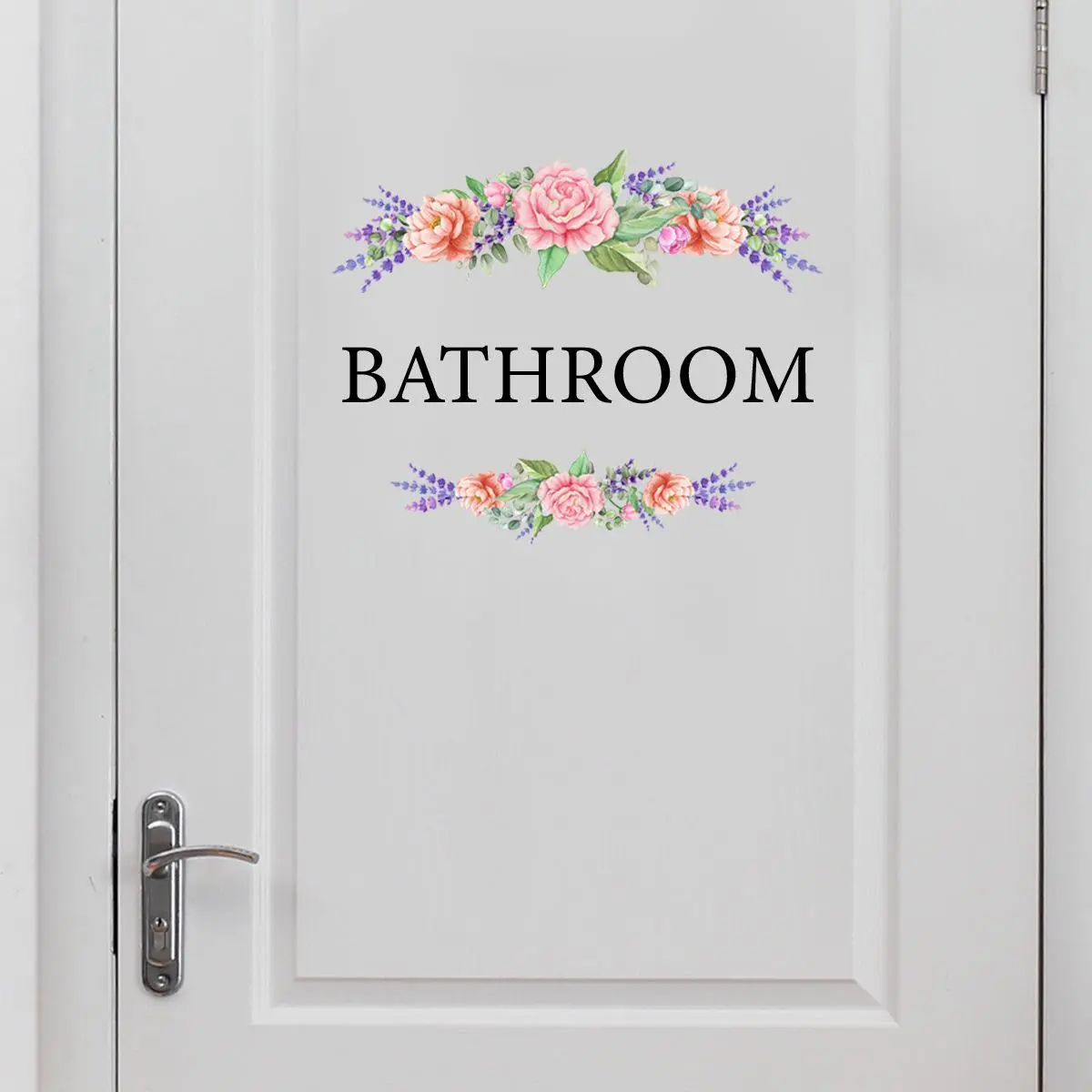 3 Sets Floral & Letter Pattern Decorative Wall Sticker for Mean Girls Decorations, Removable Self Adhesive Wall Decal, Decor Sticker for Home Bathroom Adhesive Stickers, Adhesive Decals
