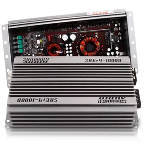 Sundown Audio SUN-SAEv.4-1000D SAEv4-1000.1D 1000W Digital Class D Car Audio Amplifier, Wired Remote Included, with Protection Features