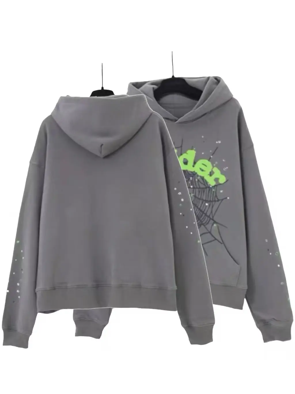 y2k hoodies, Men's Hip Hop Spider WebPattern, Graphic Alphabet Print HarajukuVintage Hoodie, Punk rock style, LongSleeve Street Wear Top For Both Men AndWomen Oversized Hoodies Casual Pullover Stylish Sweater