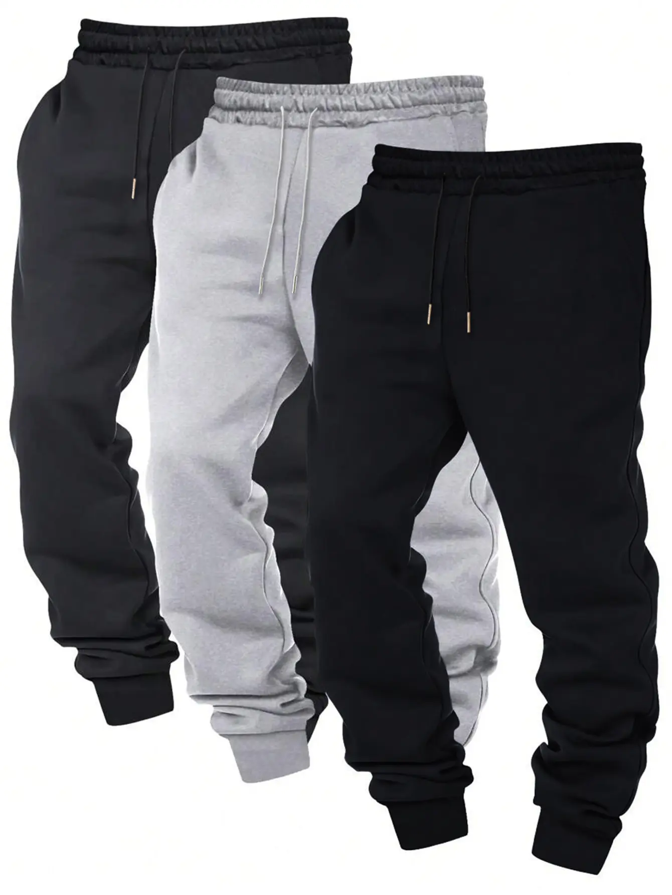 One-piece CCCMAI Men's Threaded Basketball Pants Spring/Autumn Lightweight Loose Fit Casual Knit Joggers Menswear Day Sports Stylish Sweatpants Thin Outfit Beige Trouser Plain