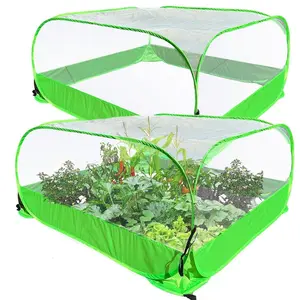 Garden net pop-up plant cover, garden protection folding fence, outdoor and indoor plants and vegetables, Harsh Weather Protection, Portable Greenhouse