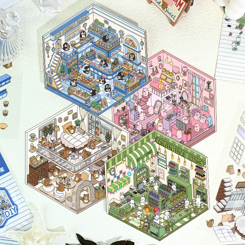 DIY Kit 3 (4 Sets of Stickers)