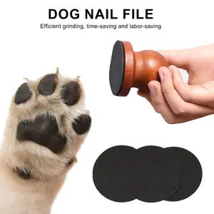 Dog Nail File with 3Pcs Replaceable Sandpaper, Dog Scratch Pad for Nails Stress-Free Nail Filing for Dogs Mini Nail Scratch Board for Dog