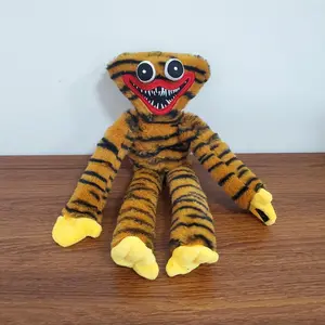 Colorful Huggy Wuggy Plush Toys Tiger Stripe Poppy Playtime