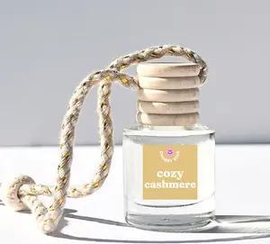 Cozy Cashmere Scented Car Freshener - Perfect for Fall Fragrance - Sage, Juniper Berry, Eucalyptus, and Fresh Woods