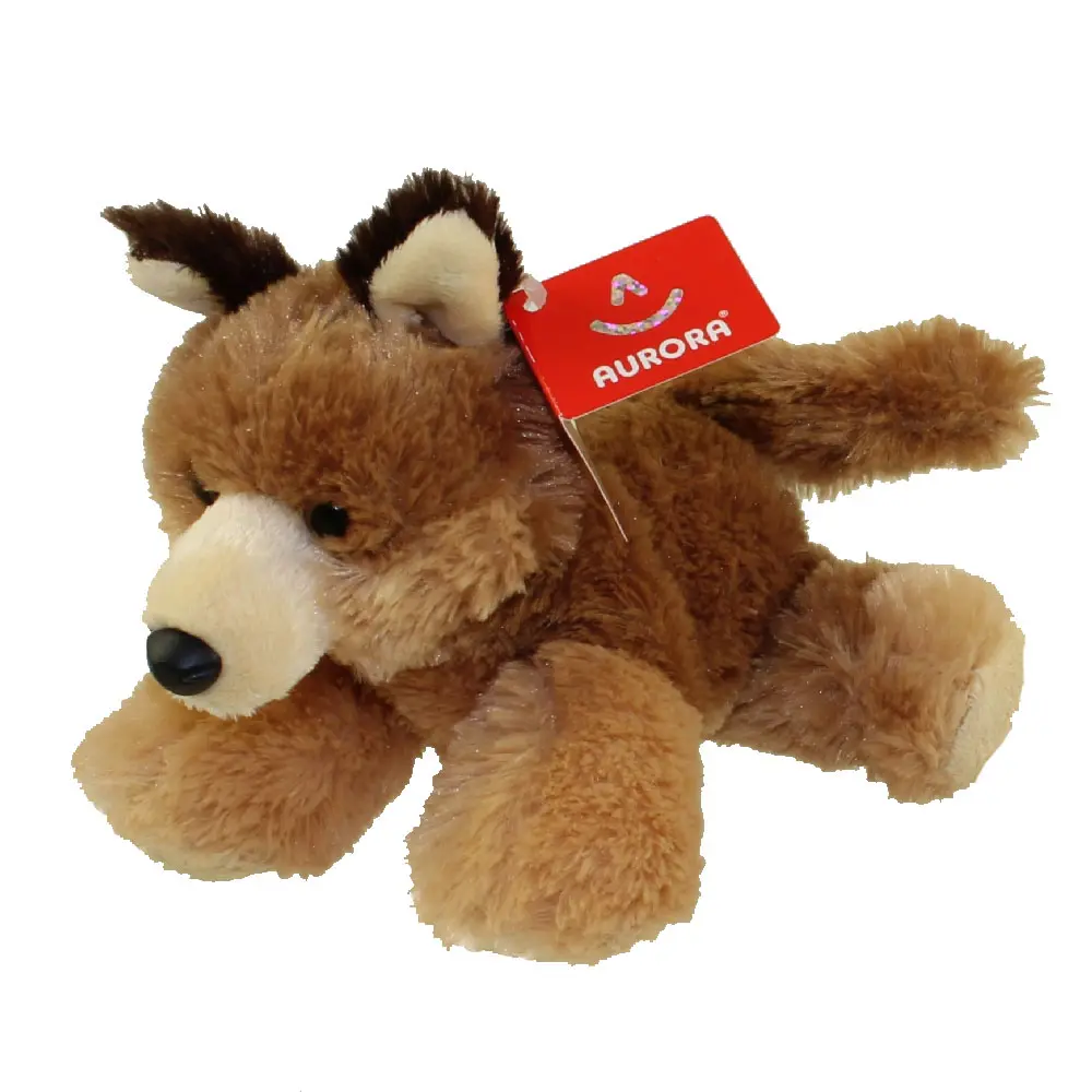 Aurora World Plush - Mini Flopsie - CLEVER the Coyote (8 inch)