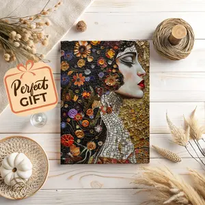 Colorful Artistic Woman Mosaic Journal