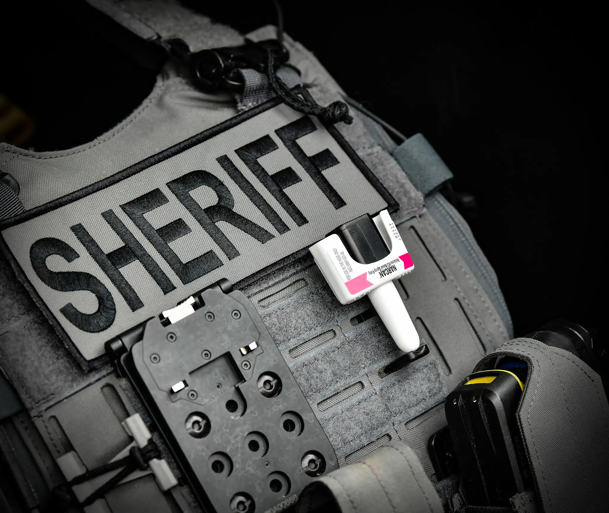 Broske Tactical Revive Holster Narcan Holder for First Responders & Law Enforcement Quick Release MOLLE Compatible Impact Resistant
