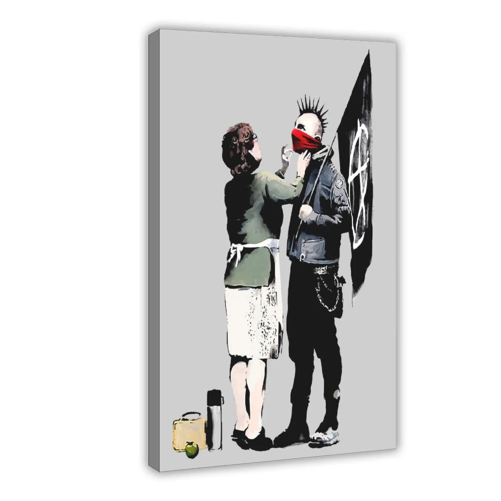 Banksy  Punk Anarchist Artist Poster bedroom canvas posters, hall wall art, bathroom canvas posters, home poster decoration