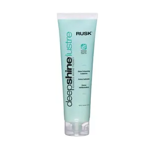 RUSK DeepShine Lustre Shine Enhancing Cream Gel - 4.4oz Haircare Treatment with Lightweight, Nourishing, Moisturizing, Blending Formula for Radiant Hair