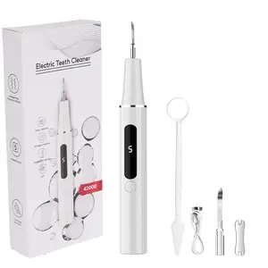 Plaque Remover, Tartar Remover, Home-Use Rechargeable Dental Scaler (Includes Replacement Brush Heads and Manual Cleaning Tools), Tartar Remover, Dental Cleaning Kit electric cleaner