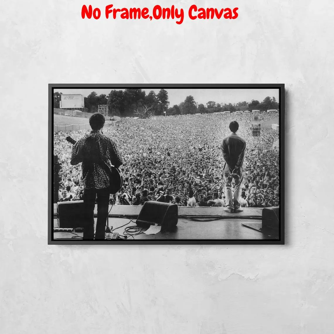 Oasis Knebworth 1996 Concert Poster, Retro Music Poster, Canvas Wall Art, Wall Picture for Home Living Room Bedroom Office, Home Decor, Art Work For Wall Decor, Vintage Room Decor, Unframed Art Print, No Frame, Photo