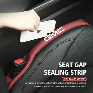 2Pcs Car Seat Gap Filler Leak Proof Sealing Strip For GMC Terrain Sierra Canyon Yukon Acadia Savana Denali AT4 Granite