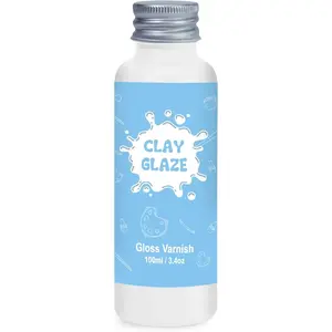 100ml Air Dry Clay , Air Dry Clay Varnish Can Not Only  to  Clay Cracking, , and Wear, It Can Also Having a Gloss  Effect (Gloss)