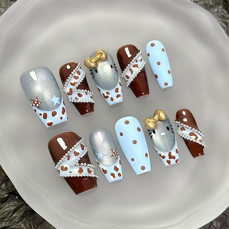 $2 nail art tool set, free shipping for orders over $40, featuring a variety of nail art styles