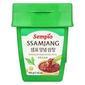 Sempio Ssamjang, Korean Soybean Dipping Paste, Vegan, 17.63 oz (500 g)