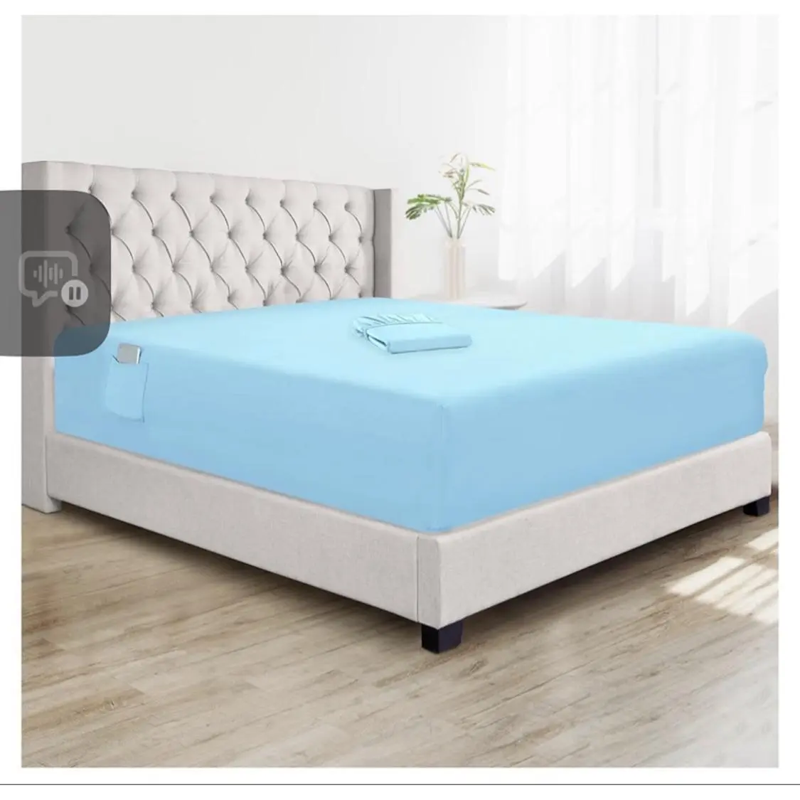 King Size Fitted Sheets in Blue - Perfect for Comfortable Sleep