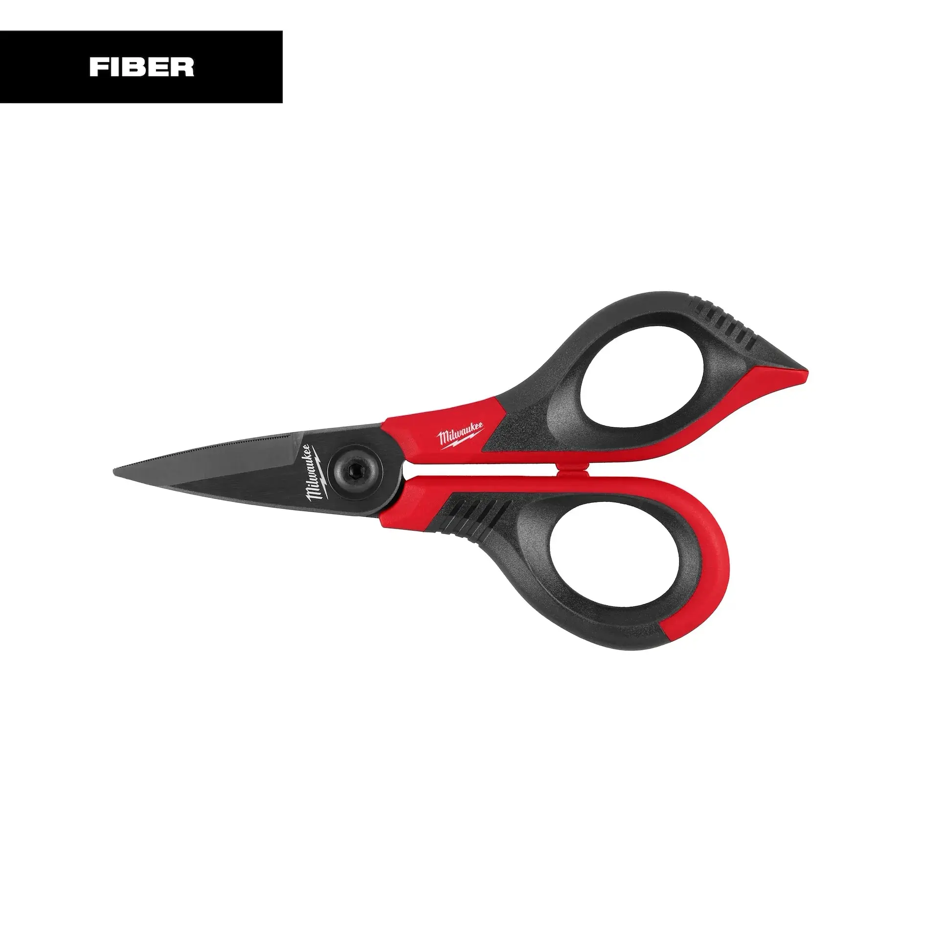 Milwaukee 48-22-3017 Heavy Duty Scissor - High Carbon Micro-Serrated Blade, Cutting Through Kevlar, Comfortable Handle Fit for Hand Tools Applications