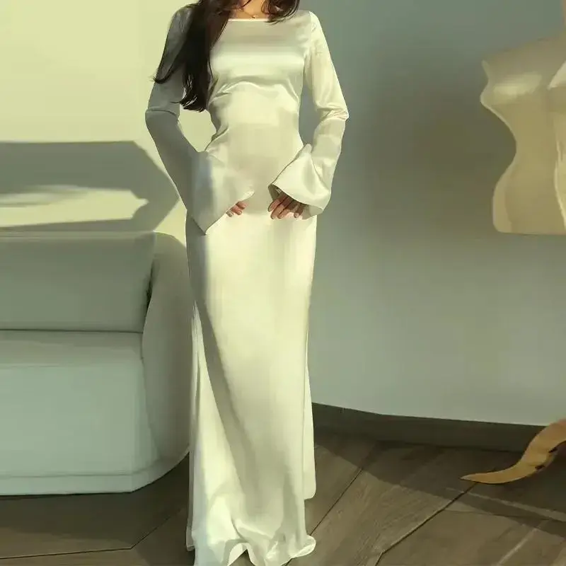 Women’s Party Dress/Abaya, Moroccan Style, Eid Muslim Dresses, Ramadan, Slim Fit, Kaftan, Elegant Black, Dubai Arab Long Robe, 2025