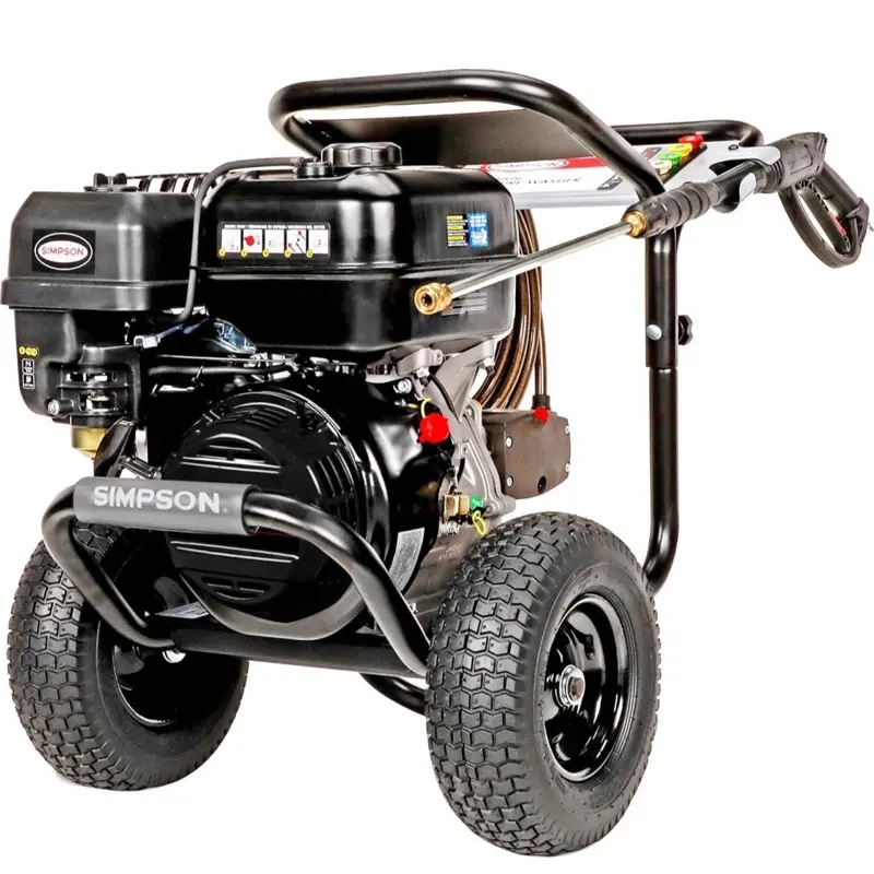 Simpson Cleaning 4400 PSI Gas Pressure Washer 4.0 GPM Power Washer for Commercial Use CRX Engine 50-Foot Steel-Braided Hose PowerShot 49-State