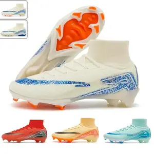 Men Football Boots, High Quality Soccer Shoes, Ultralight Soccer Cleats, High Top Grass Training Football Boots, 2025 New