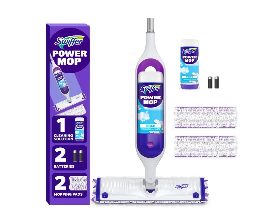 Swiffer Power Mop, Floor Cleaner, Tile, Vinyl, Laminate, Wood, Floor Cleaner, Cleaning Set