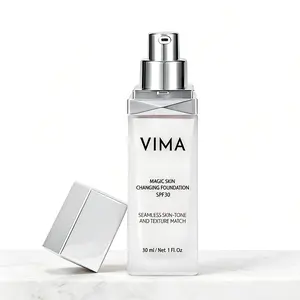 Vima Magic Skin Changing Foundation SPF30, Paraben-Free Vegan Daily Cosmetic, Lightweight Long-Lasting Seamless Coverage, Skin Tone Match for Wives & Moms