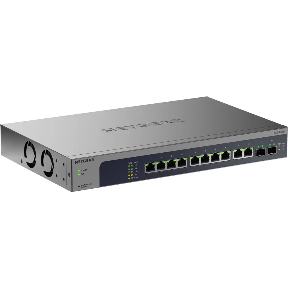 NETGEAR XS512EMv2 10-Port 10G Managed Network Switch