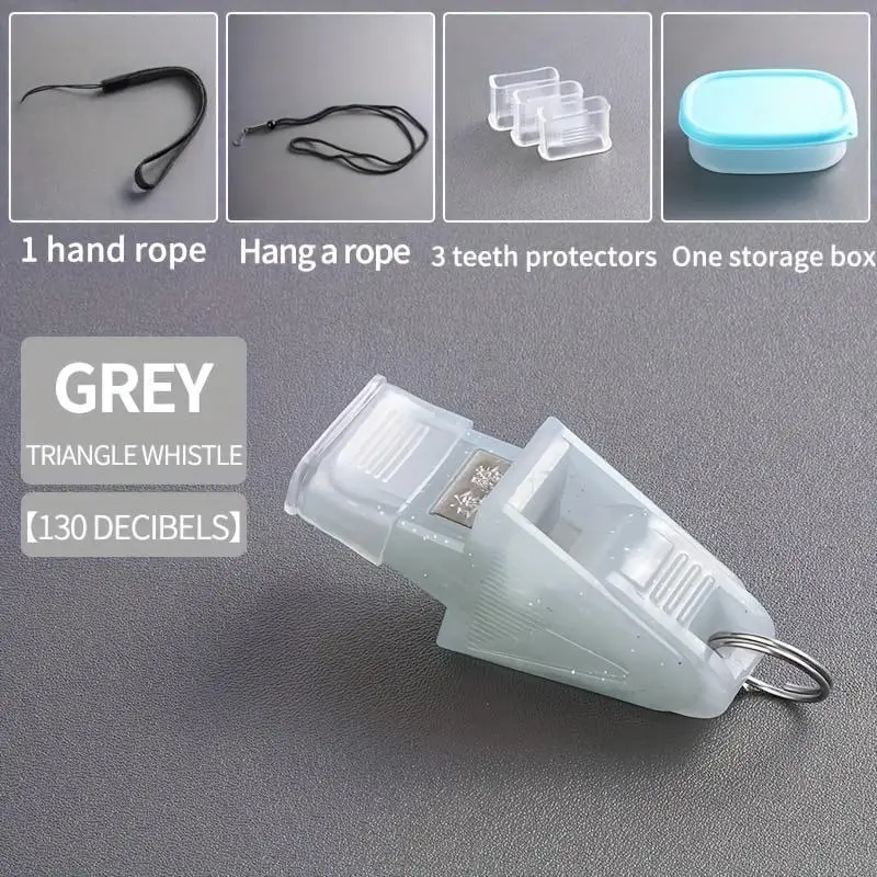 Referee Style Training Whistle, Durable ABS Construction for Coaches & Referees with Lanyard, 3 Teeth Protectors & Storage Box, Referee Style Whistles