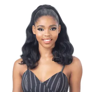 FreeTress Equal Drawstring Ponytail Natural Me Natural Loose Wave