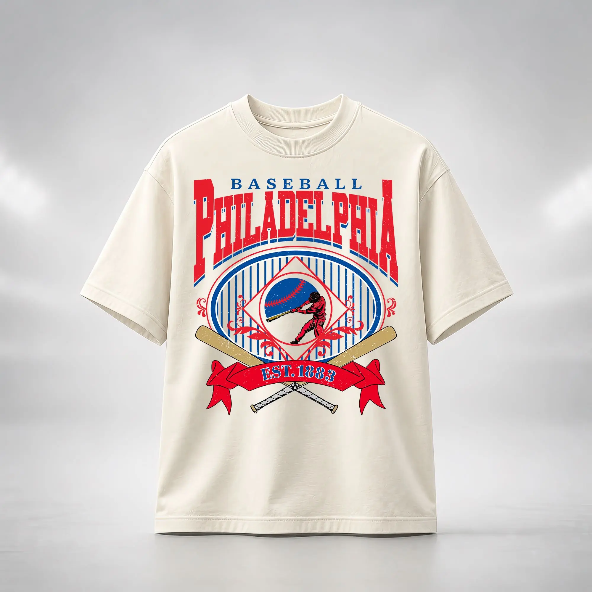 Vintage Philadelphia Baseball Comfort T Shirt 90s Retro Game Day Tee Philly Fan Gift