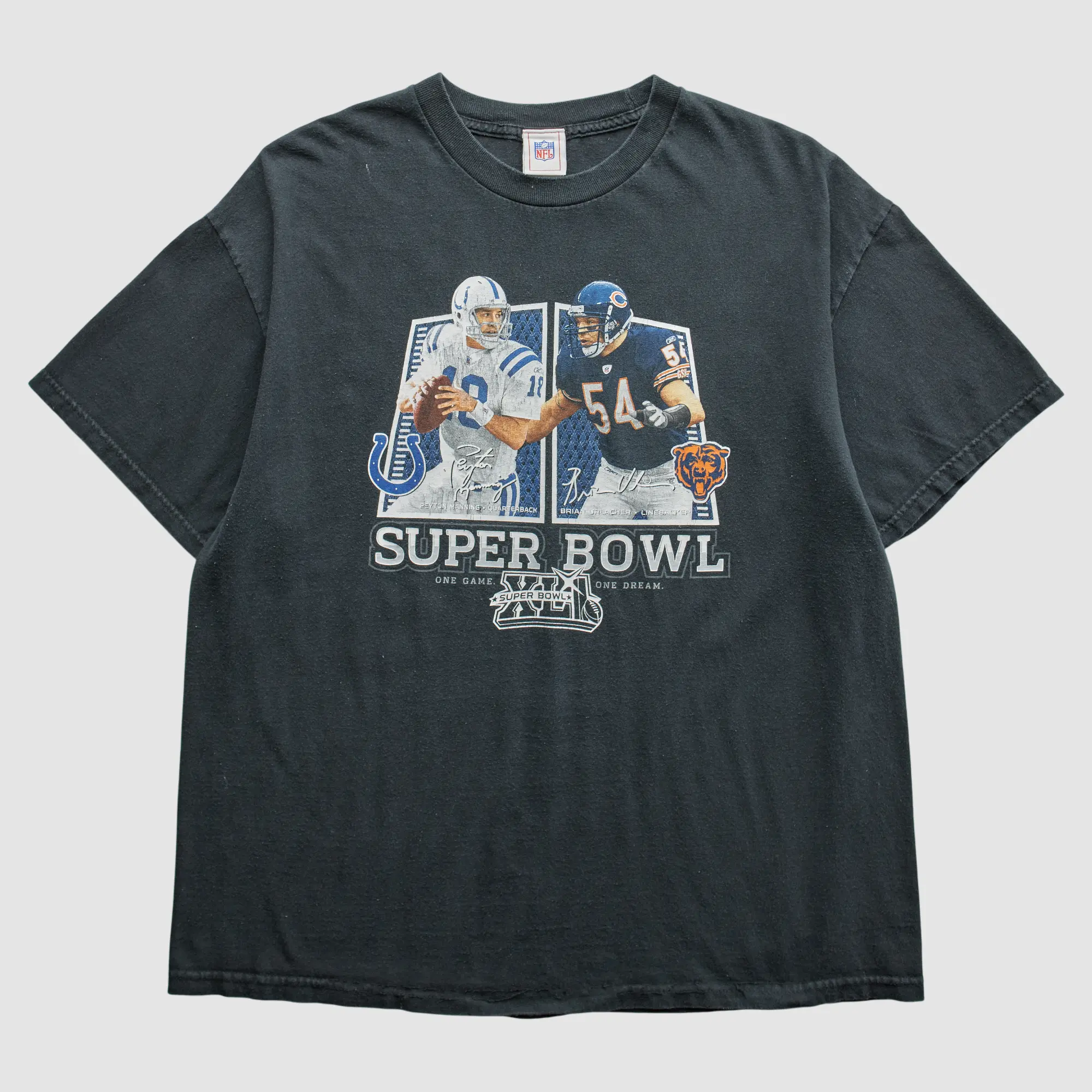 Indianapolis Colts vs. Chicago Bears NFL 2007 T-Shirt - Black - M