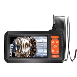 Industrial Endoscope Camera with Light, 4.3 Inch Screen, 8mm Diameter Len, Ip67 Waterproof, 2600mah Battery, Car Pipeline Hvac Wall Inspection, Gift for Men