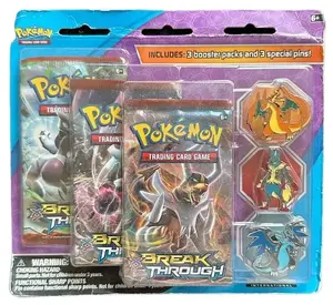 Breakthrough 3-Pack Pin Blister (Mega Charizard)