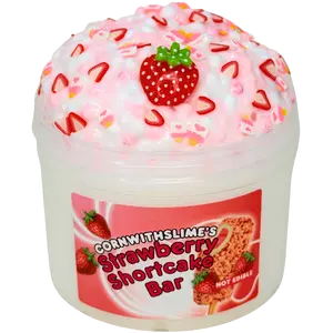 Strawberry Shortcake Bar Slime Floam Texture Scented Strawberry Shortcake Ice Cream Bar