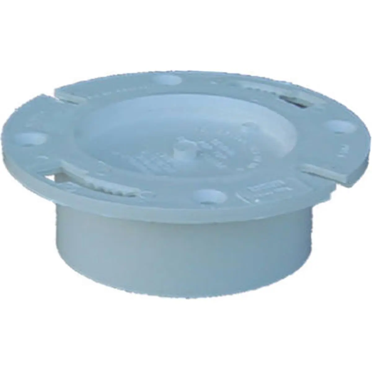 Genova Products 75140 4 in. DWV Schedule 40 Plastic Pop Top Flange - Household Plumbing Accessories, Bathroom Installation Supplies for Closet, Plastic Flange