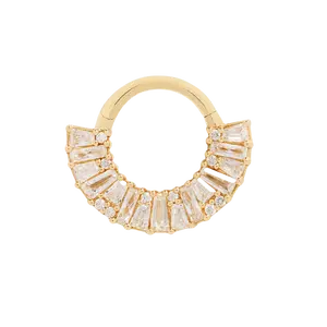Amplify – CZ Gem Cluster – 14K Gold Clicker