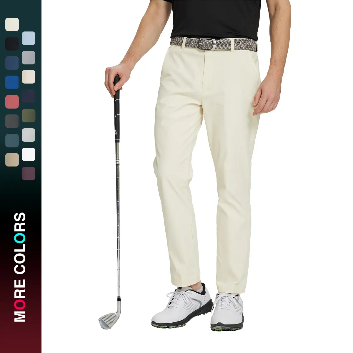 MAELREG Men's Stretch Dress Pants Suit Pants 30"/32"/34" Stretch Lightweight 5 Pockets Water-Resistant Casual Mens Pants,golf sweatpants men,Wedding Attire,Dating Pants