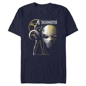 Mens Marvel: Thunderbolts Distressed Taskmaster Pose T Shirt