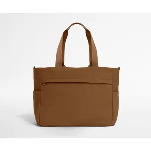 Featherlight Diaper Tote in Amaro Brown