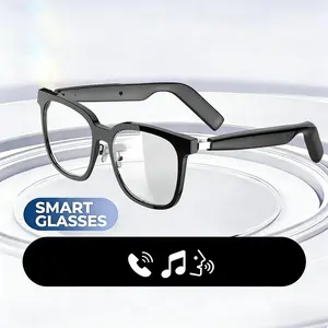 Smart Glasses with Anti-Blue Light, Hands-Free Calling & Music - Translator Device for Travel, for Office, for Outdoor (Compatible with Smartphones/PC
