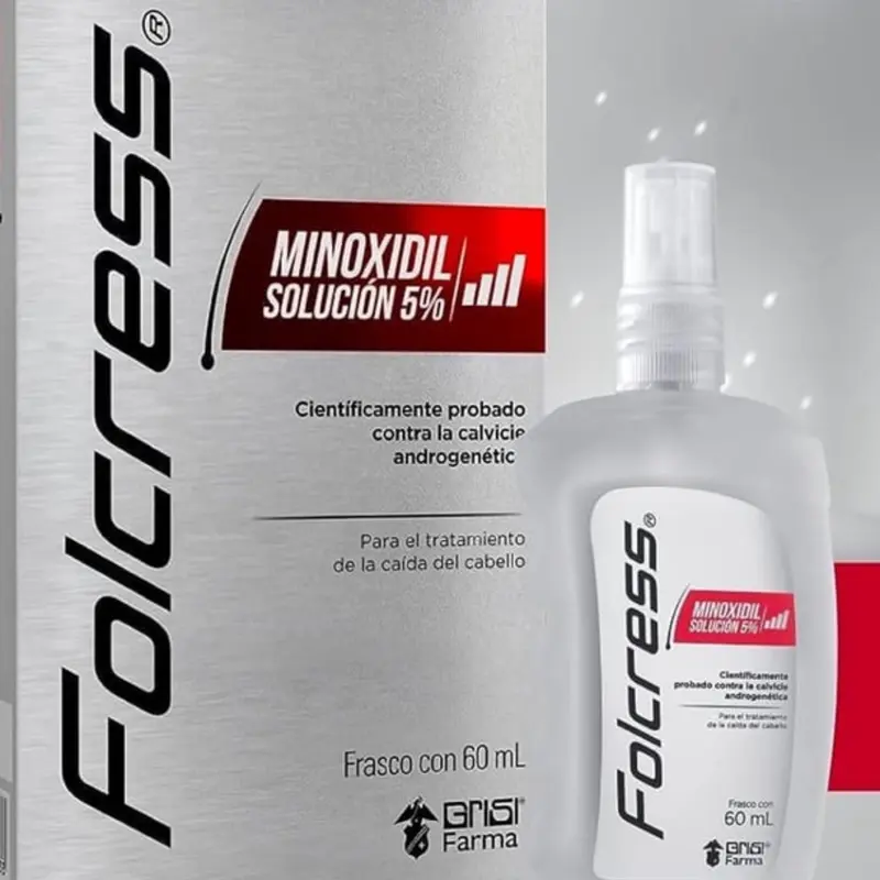 Folcress hair treatment oil 5% Minoxidal 60ml hair growth minoxidil hair bald spot Gentle Daily