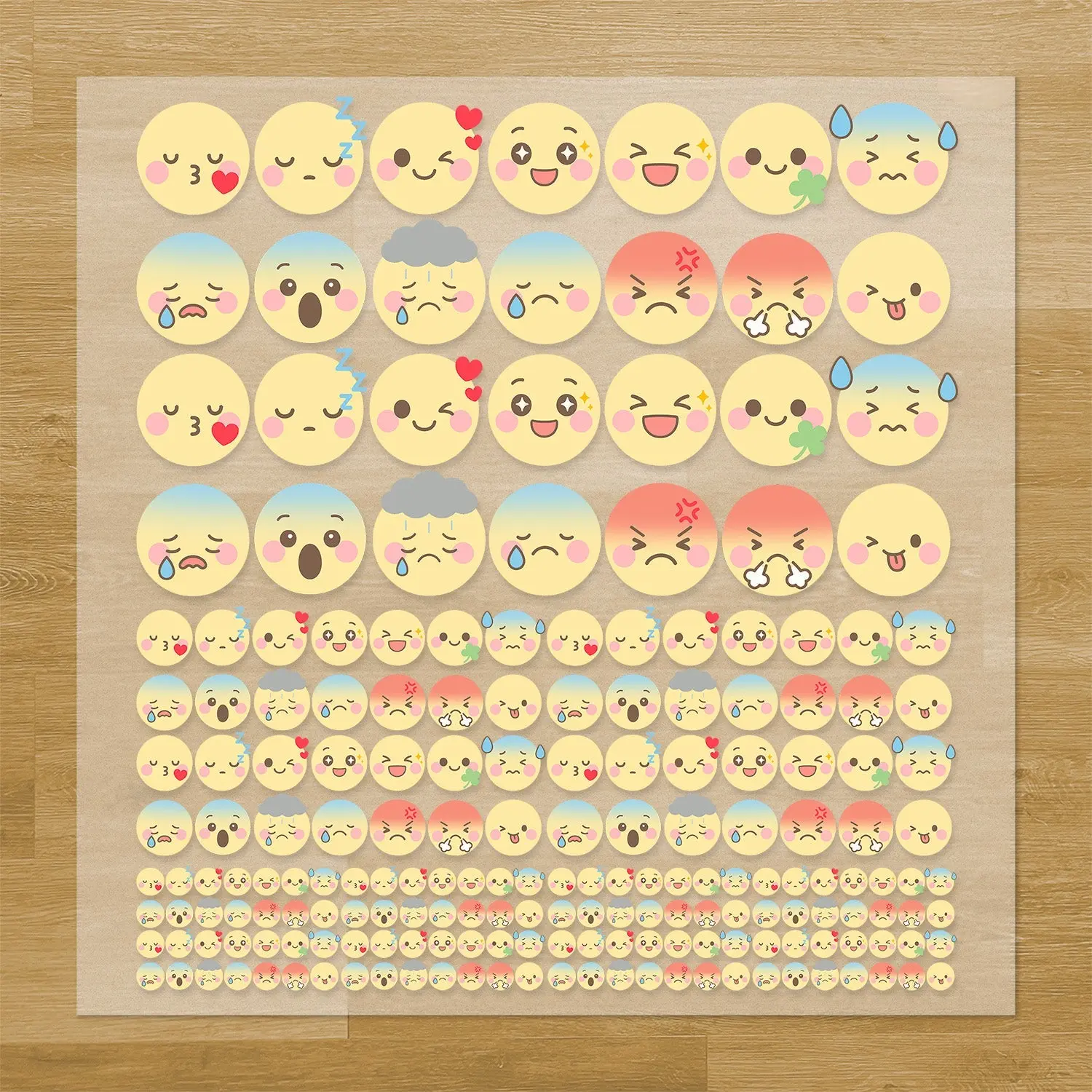 Smiley Faces & Emojis Iron-On Transfer Pack